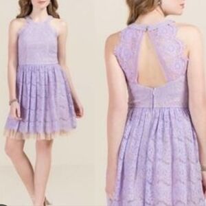 Francescas Purple Lace Dress